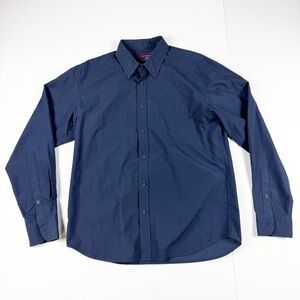 UNTUCKit Dark Blue Dress Shirt